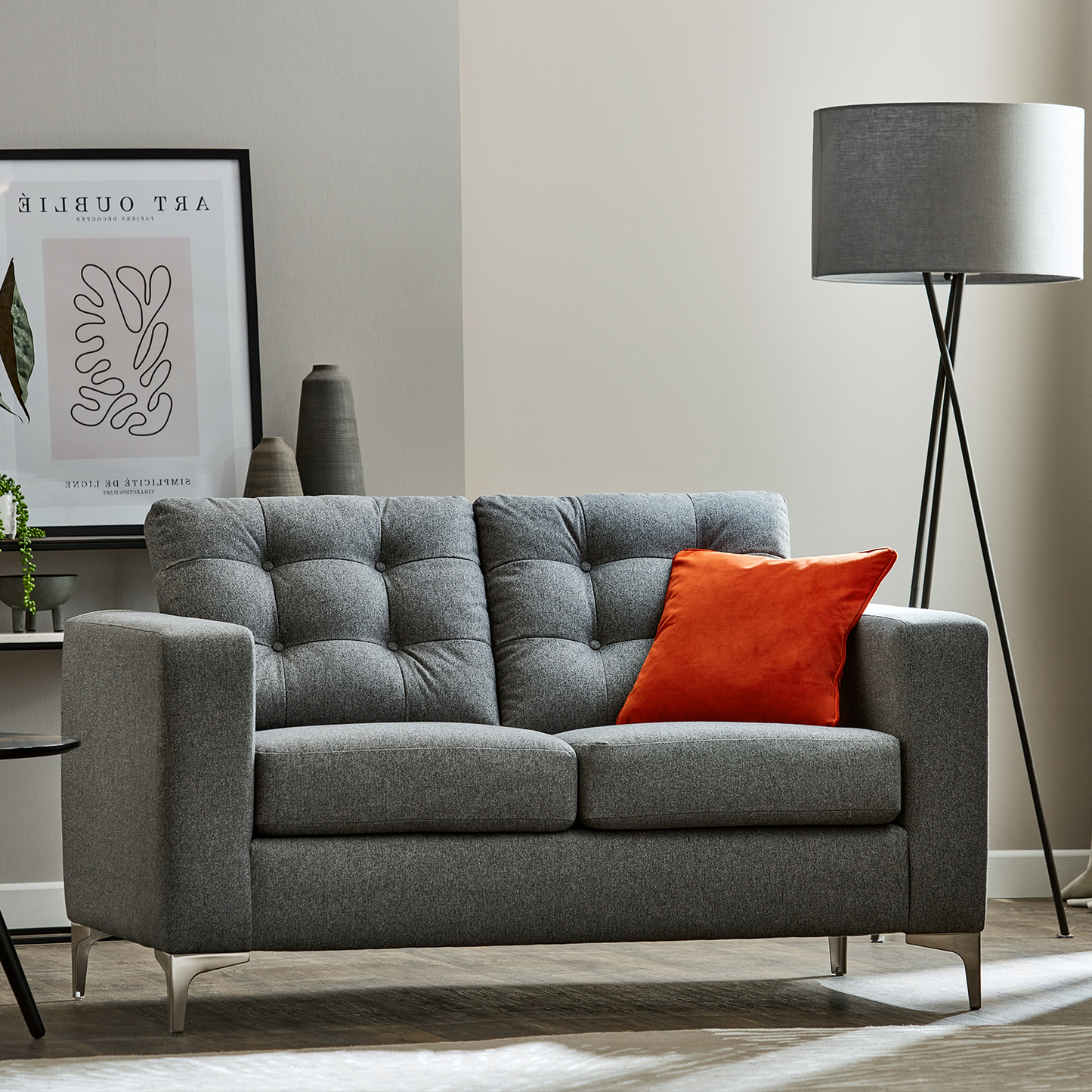 Hackney Fabric 2 Seater Sofa