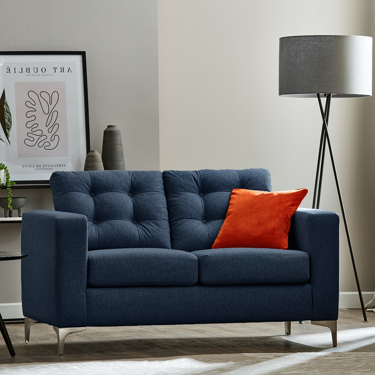Hackney Fabric 2 Seater Sofa