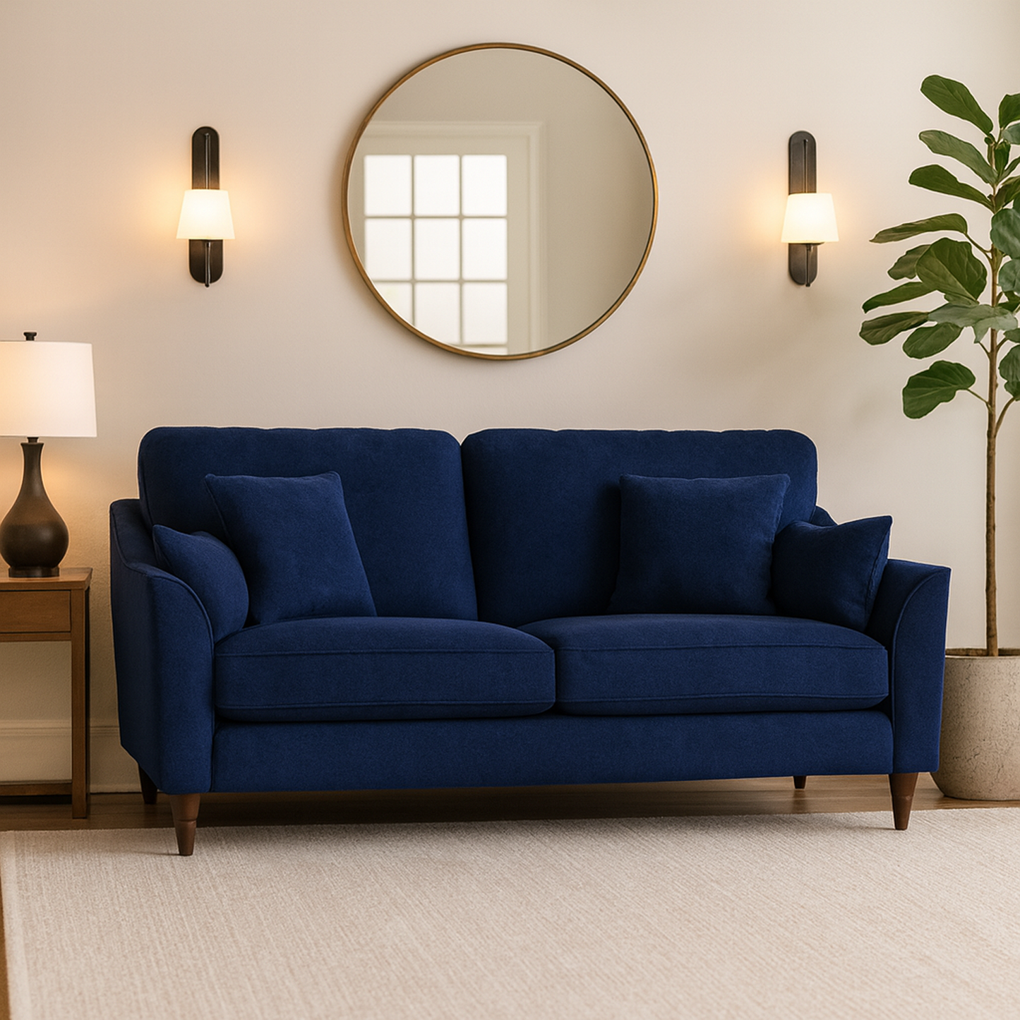 Hepburn Fabric 2 Seater Sofa