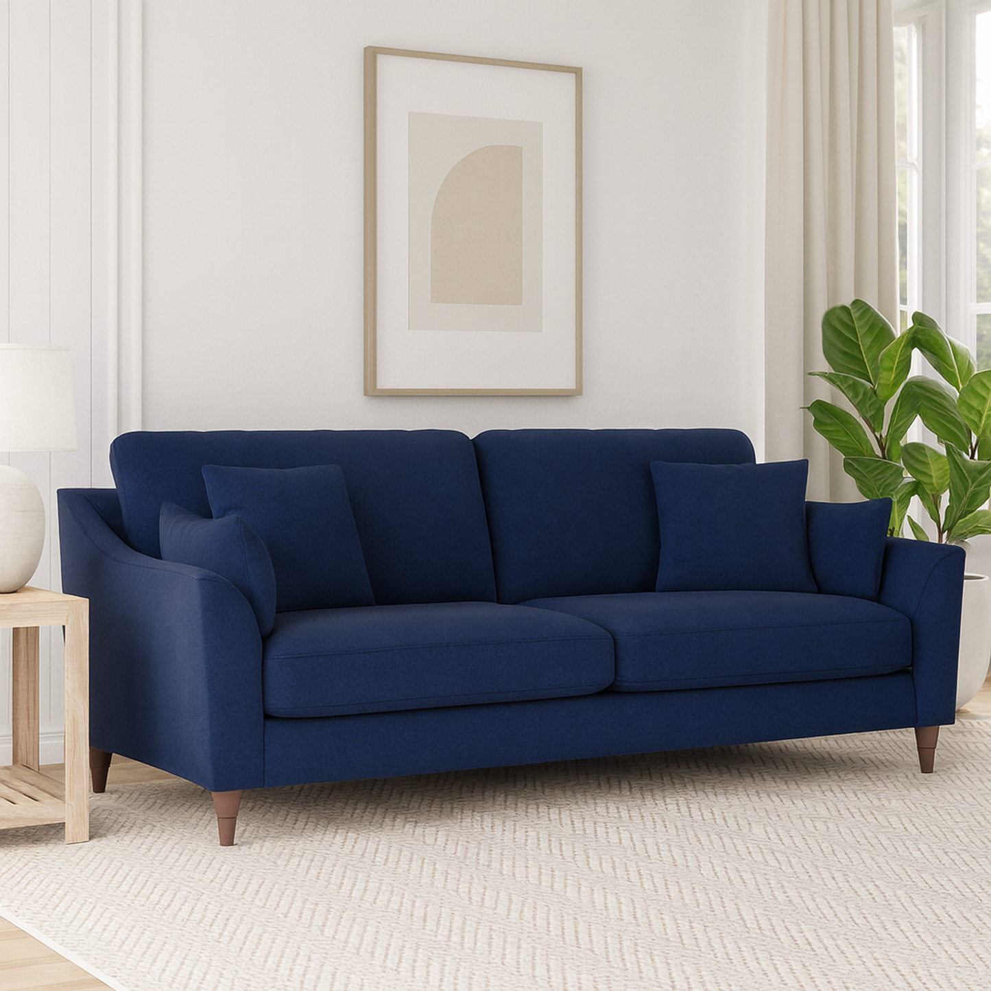 Hepburn Fabric 3 Seater Sofa