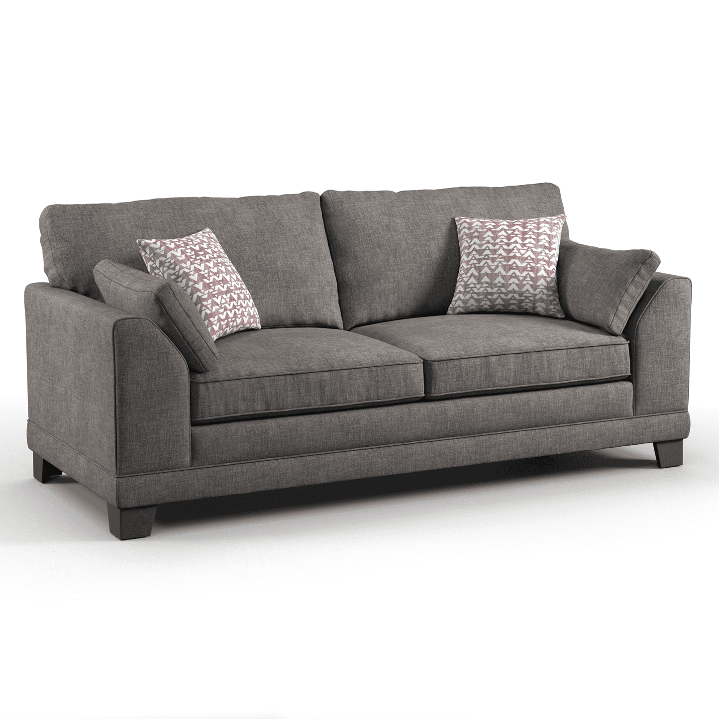 Hilliard Fullback Fabric 3 Seater Sofa