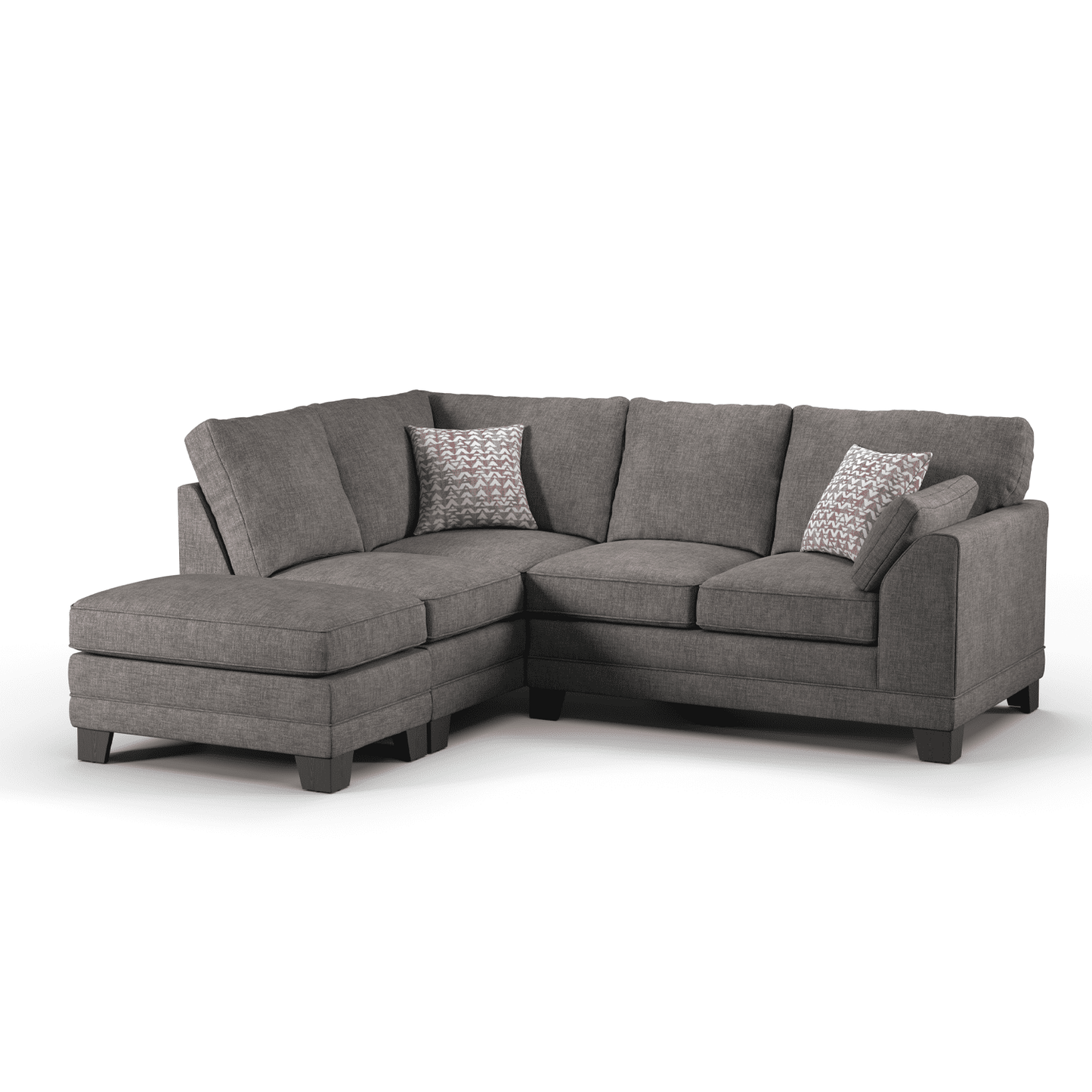 Hilliard Fullback Fabric 4 Seater Corner Sofa