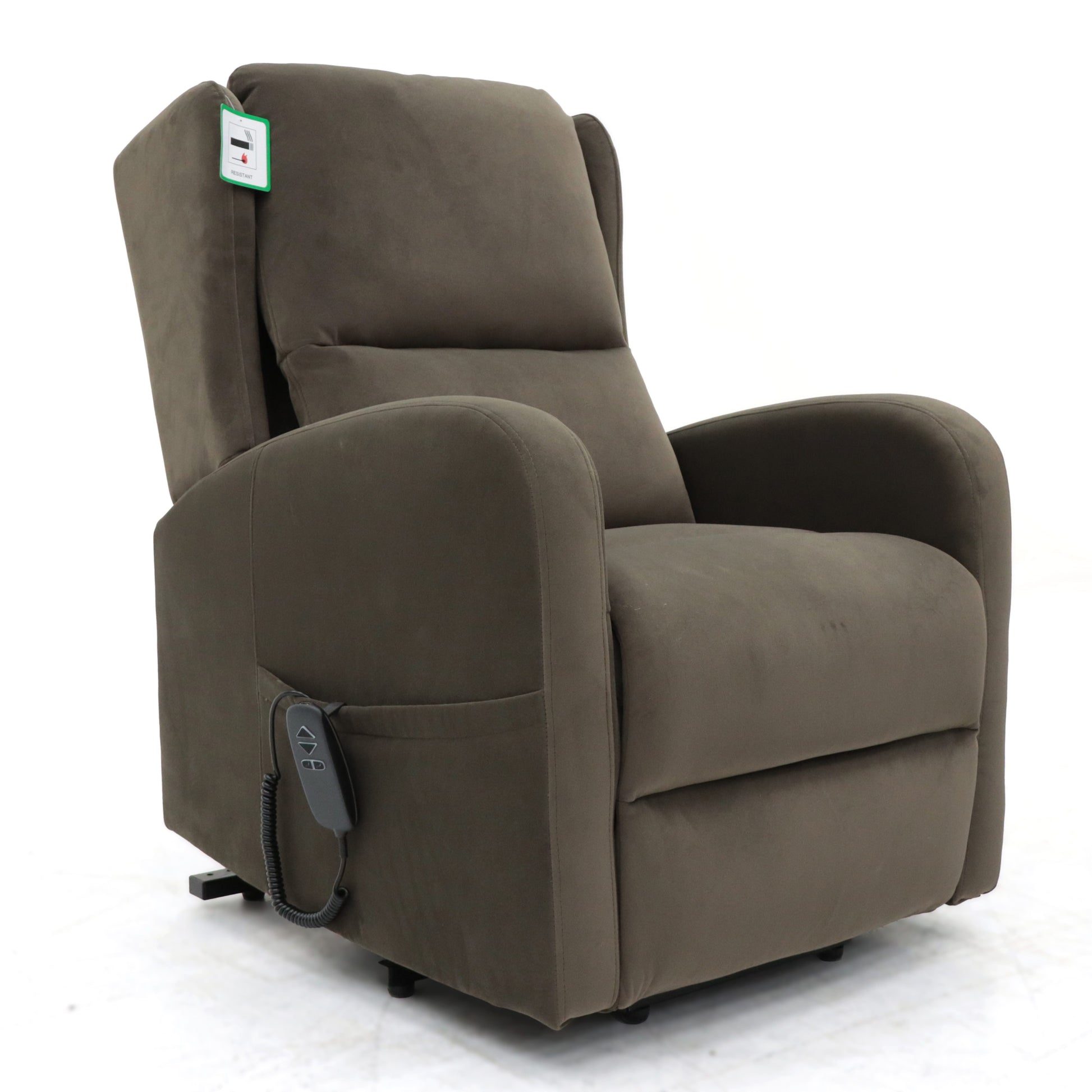 Hastings Rise and Recline Armchair Electric Dual Motor Brown - 5