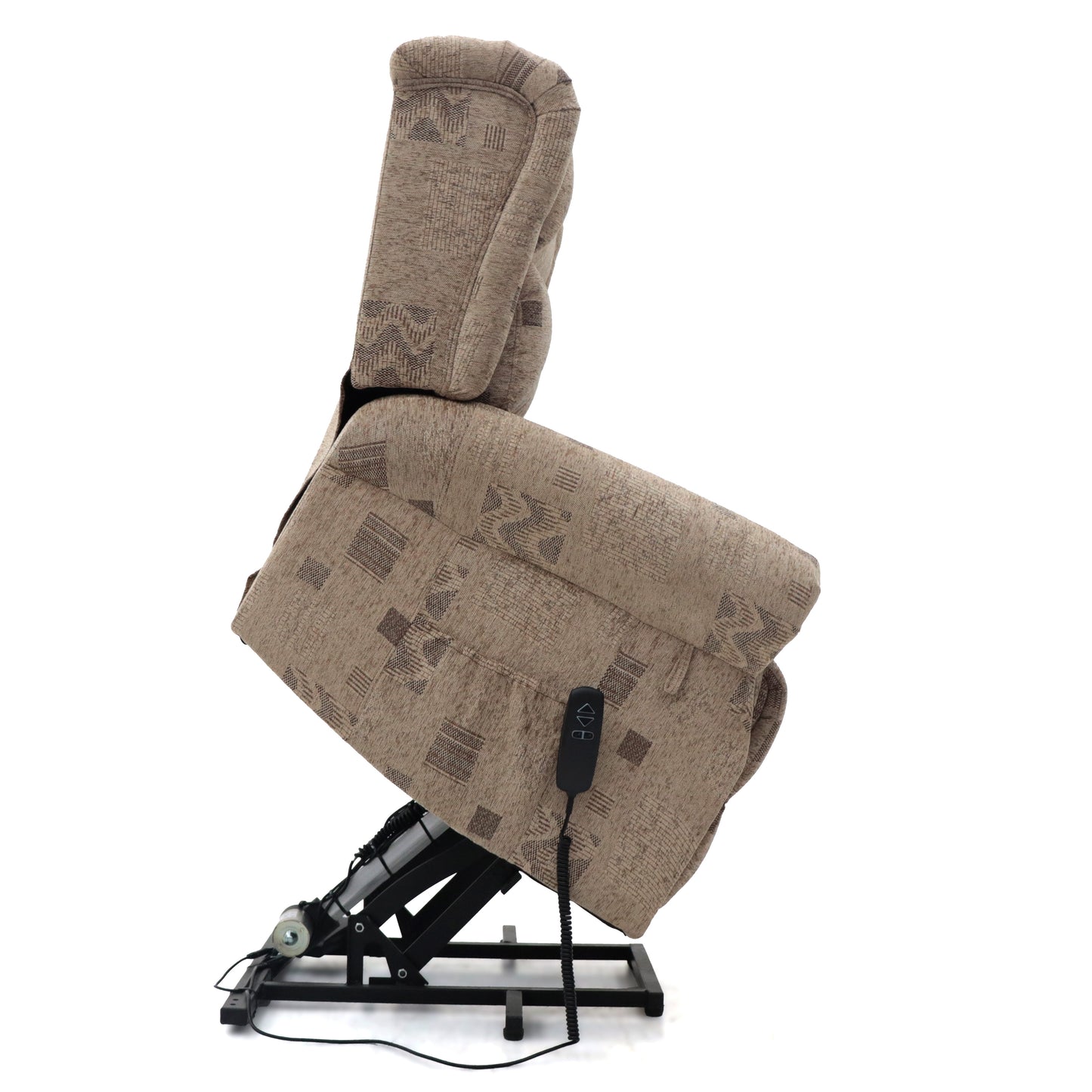 Malton Patterned Rise and Recline Armchair Electric Dual Motor - 5