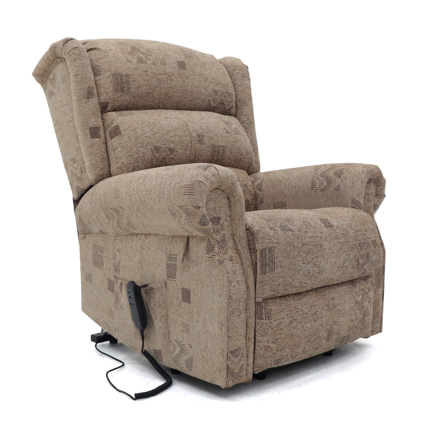 Malton Patterned Rise and Recline Armchair Electric Dual Motor - 2