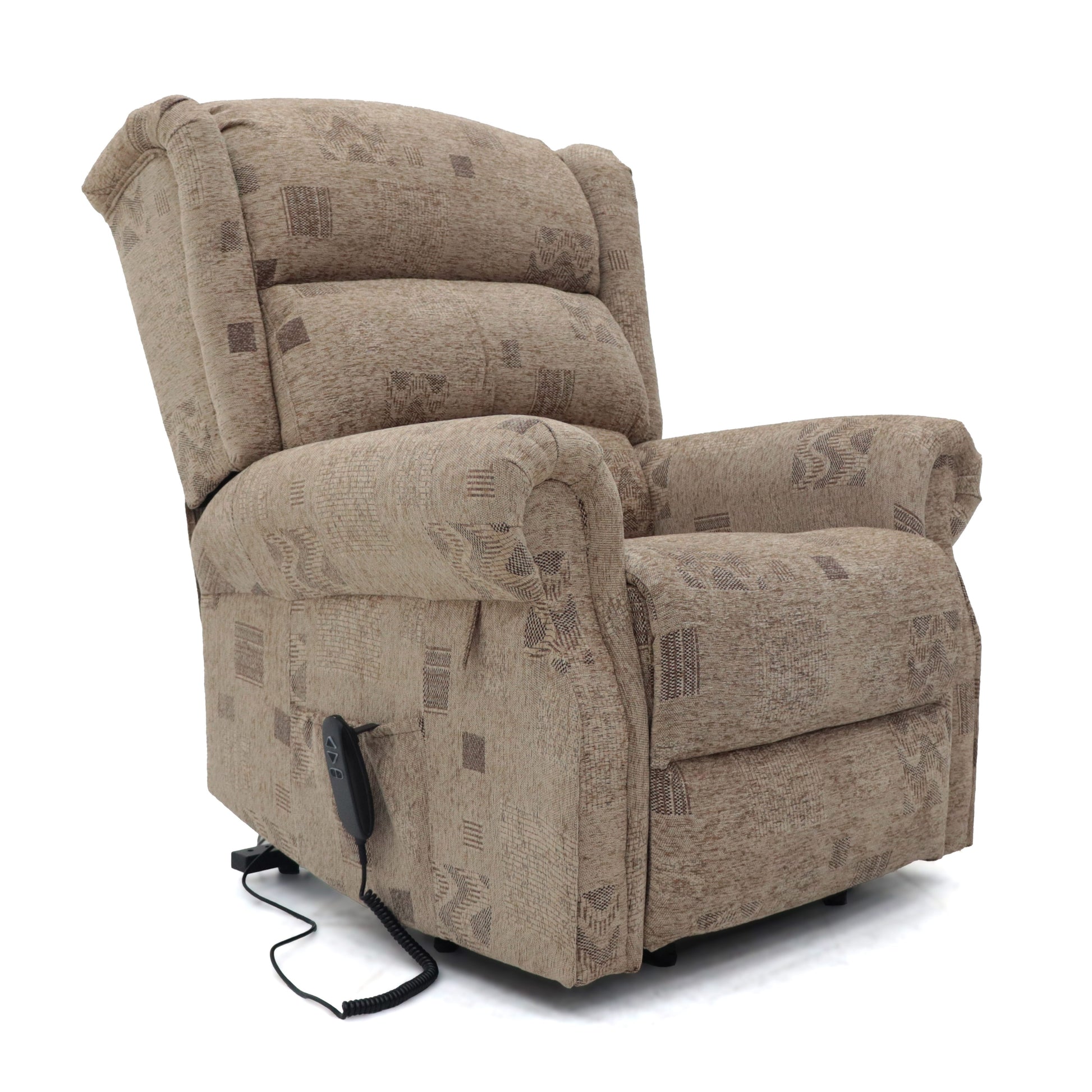 Malton Patterned Rise and Recline Armchair Electric Dual Motor - 2