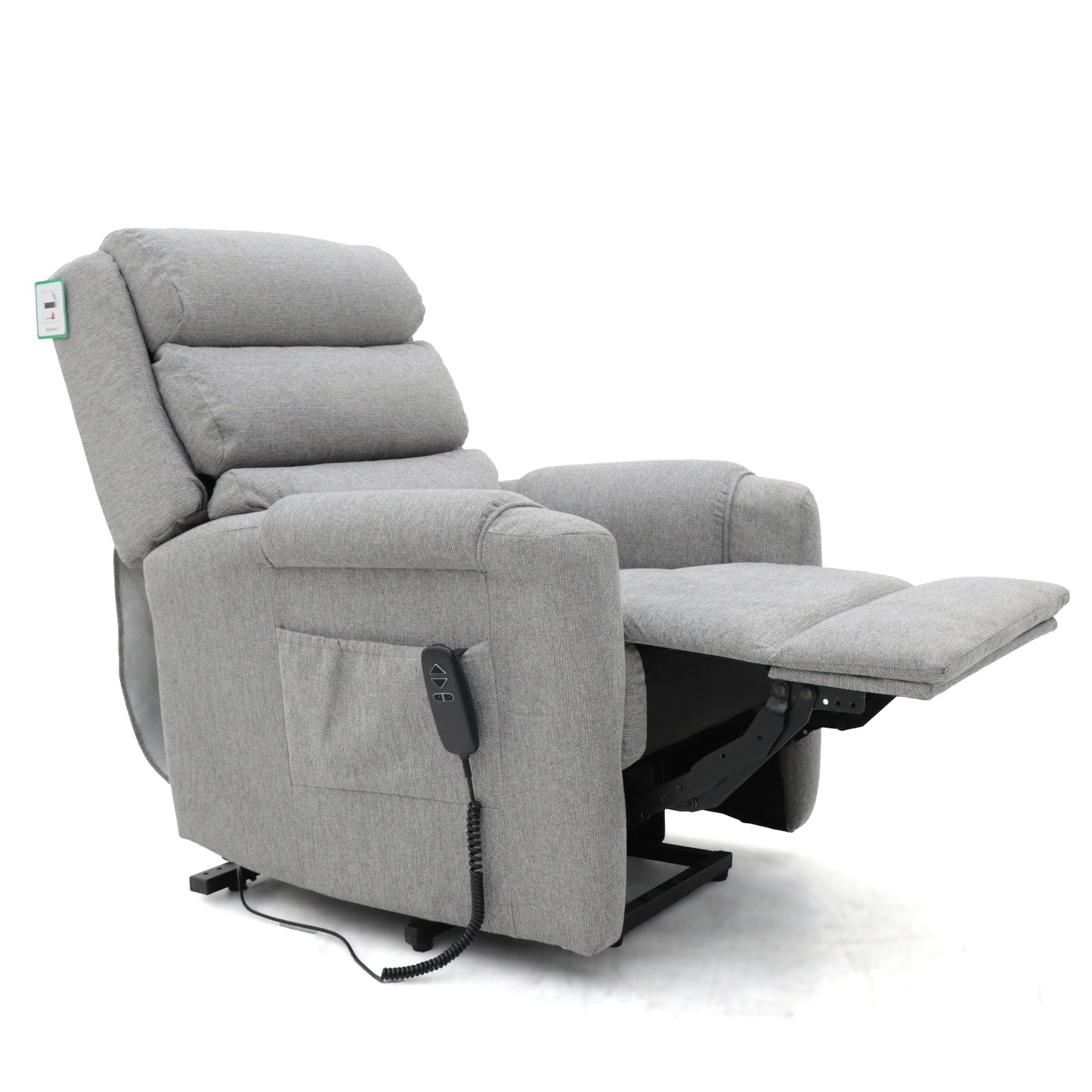 Burton Rise and Recline Armchair Electric Dual Motor Grey - 2