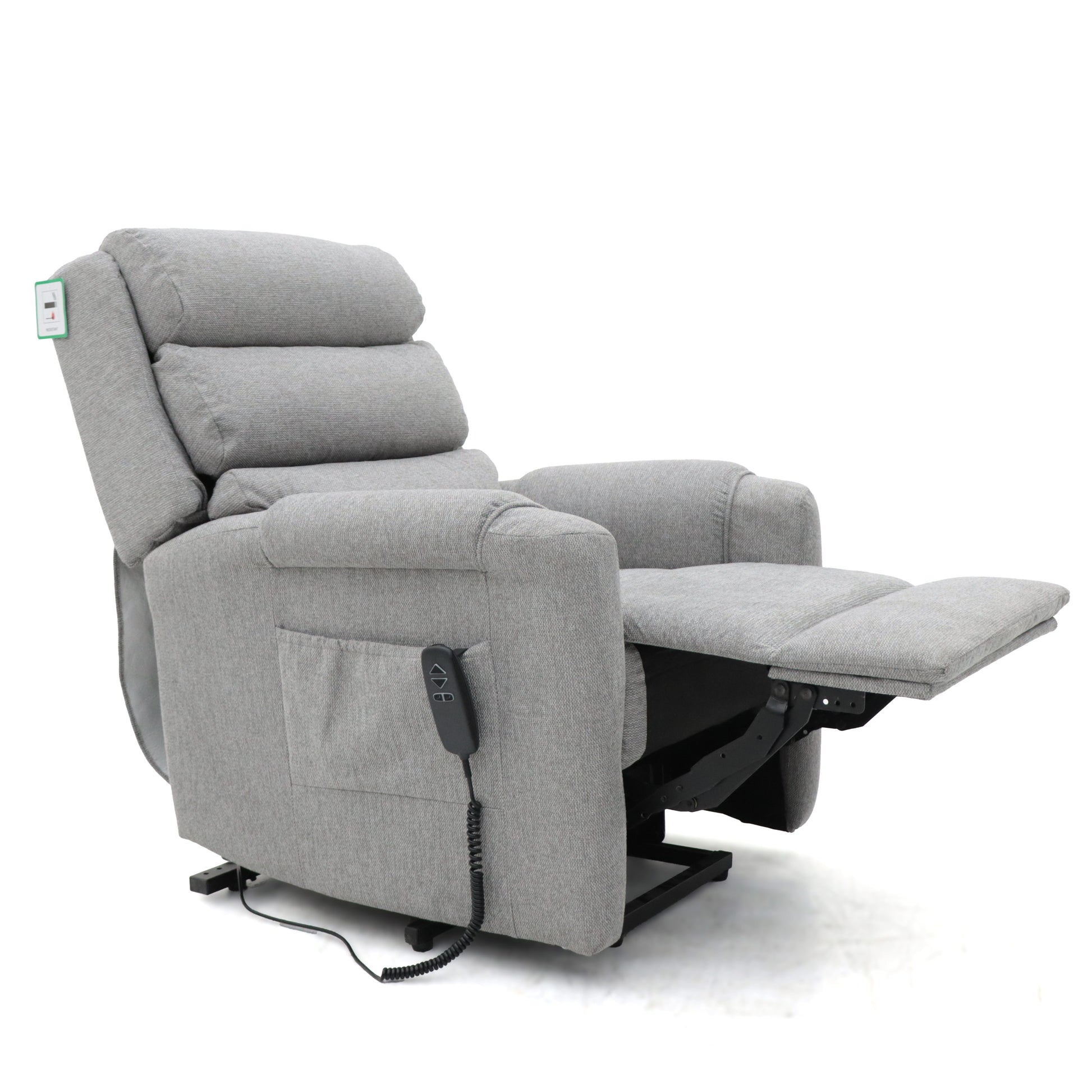 Burton Rise and Recline Armchair Electric Dual Motor Grey - 2