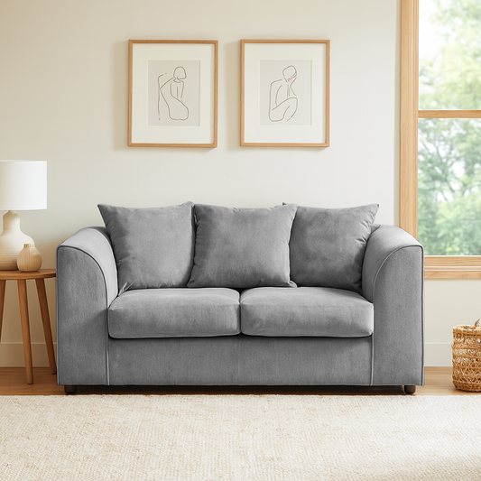 Casper Chenille Fabric 2 Seater Sofa