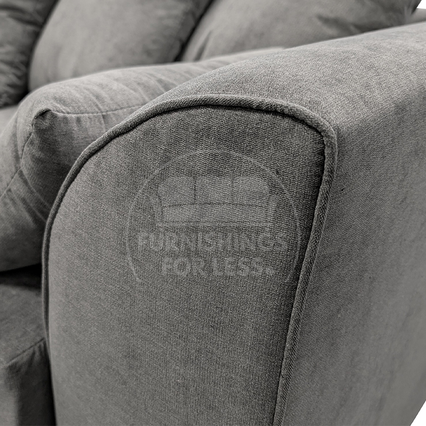 Casper Chenille Fabric Corner Sofa