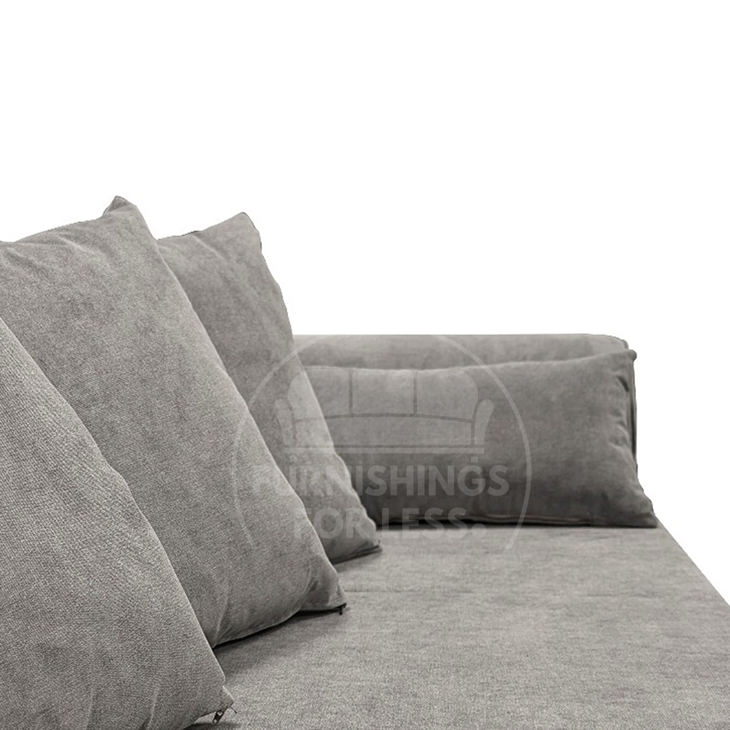 Casper Chenille Fabric Corner Sofa