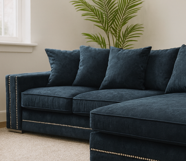 Kensington Deluxe Chenille Corner Sofa
