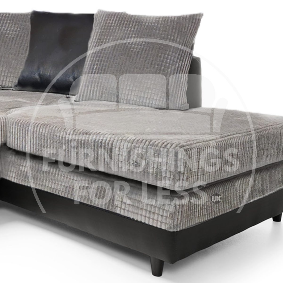 Luca Mixed Fabric 4 Seater Corner Sofa - Scatter Back - 4