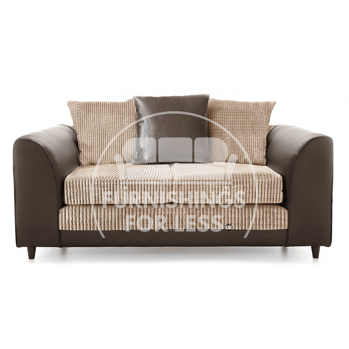 Luca Mixed Fabric 2 Seater Sofa - Scatter Back - 2