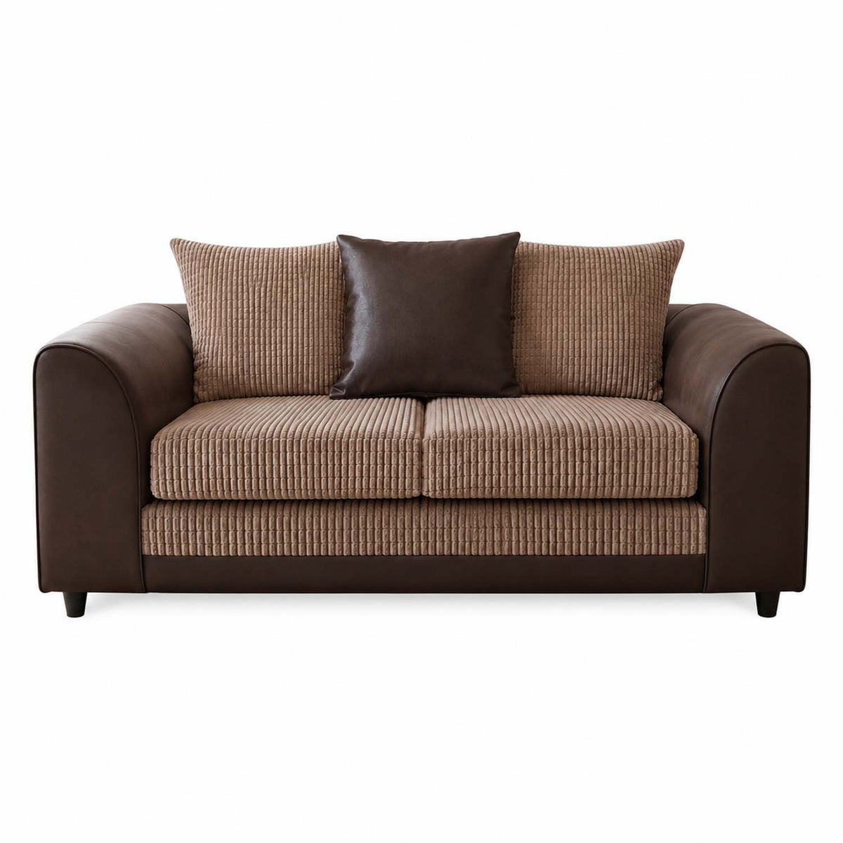Luca Mixed Fabric 2 Seater Sofa - Scatter Back