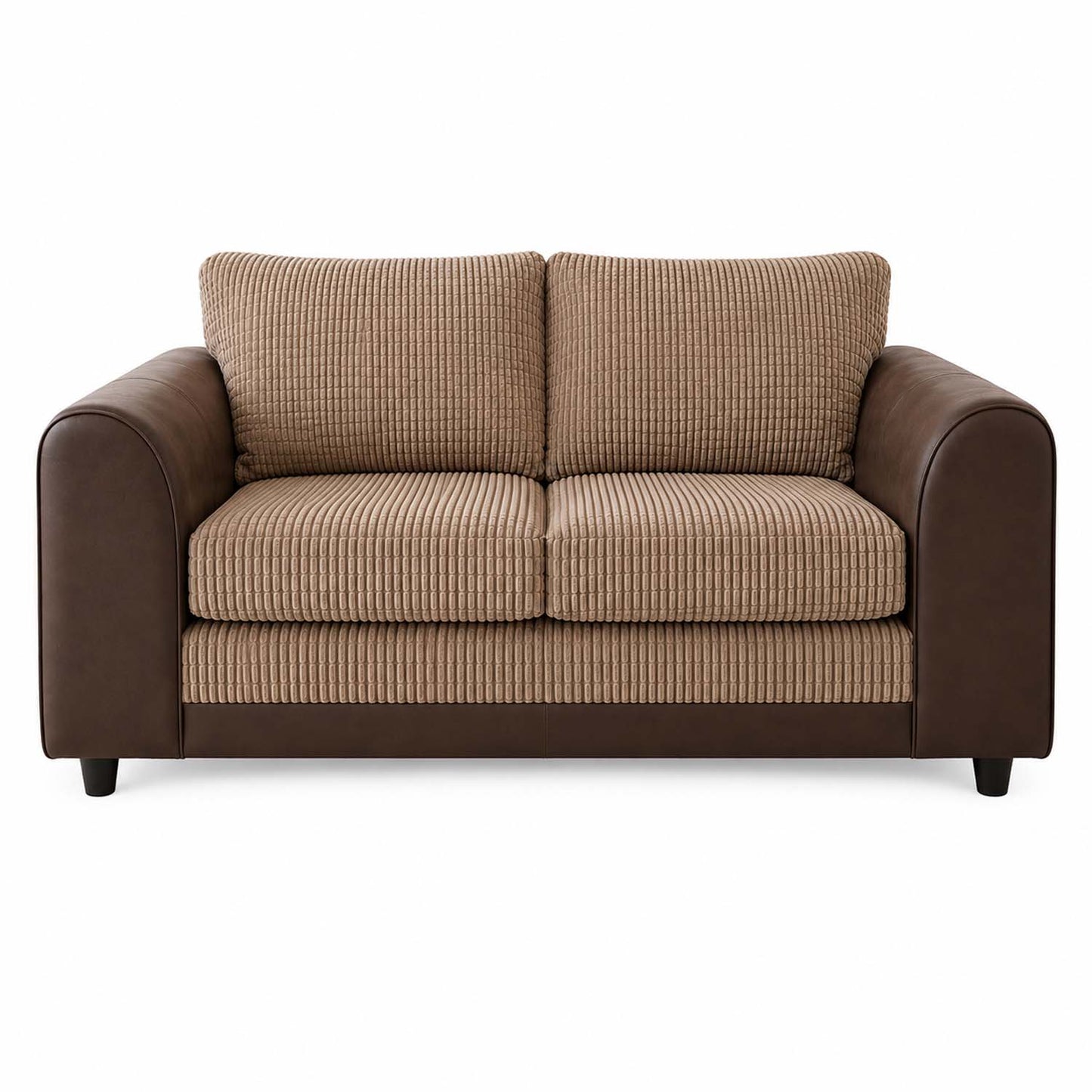Luca Mixed Fabric Sofa Suite - Full Back