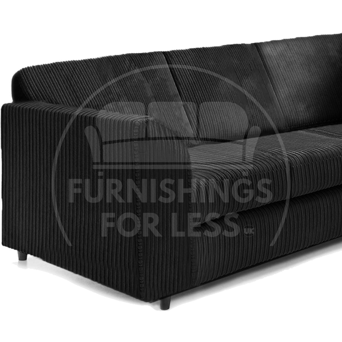 Ferguson Full Jumbo Cord 5 Seater 2 Corner 2 Sofa Full Back - 7