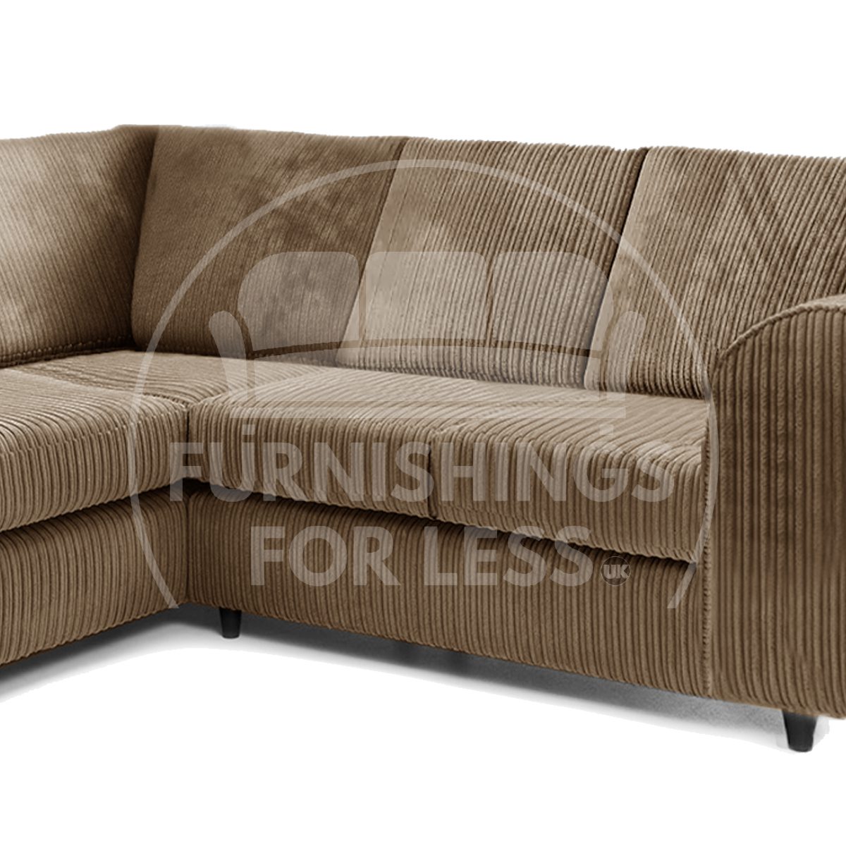 Ferguson Full Jumbo Cord 5 Seater 2 Corner 2 Sofa Full Back - 6