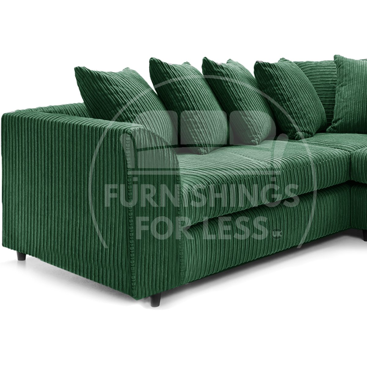 Ferguson Full Jumbo Cord Corner Sofa - 6