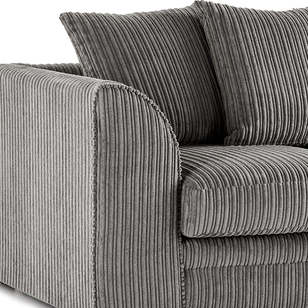 Luxor Full Jumbo Cord 3 Piece Suite - Scatter Back - 8