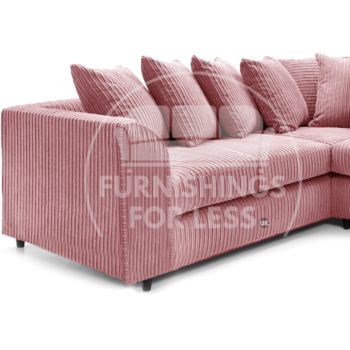 Ferguson Full Jumbo Cord Corner Sofa - 5