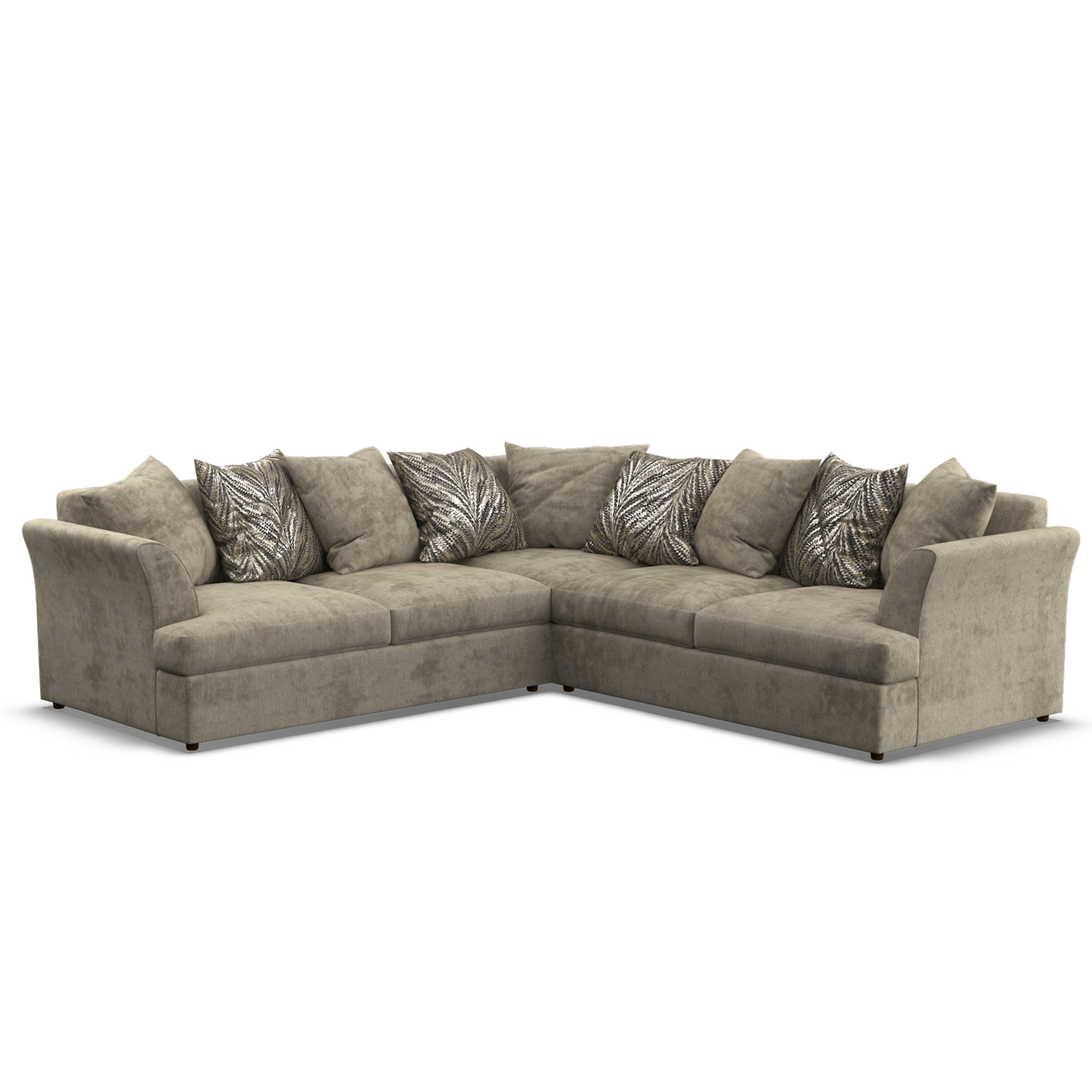 Mellors Chenille 5 Seater Corner Sofa