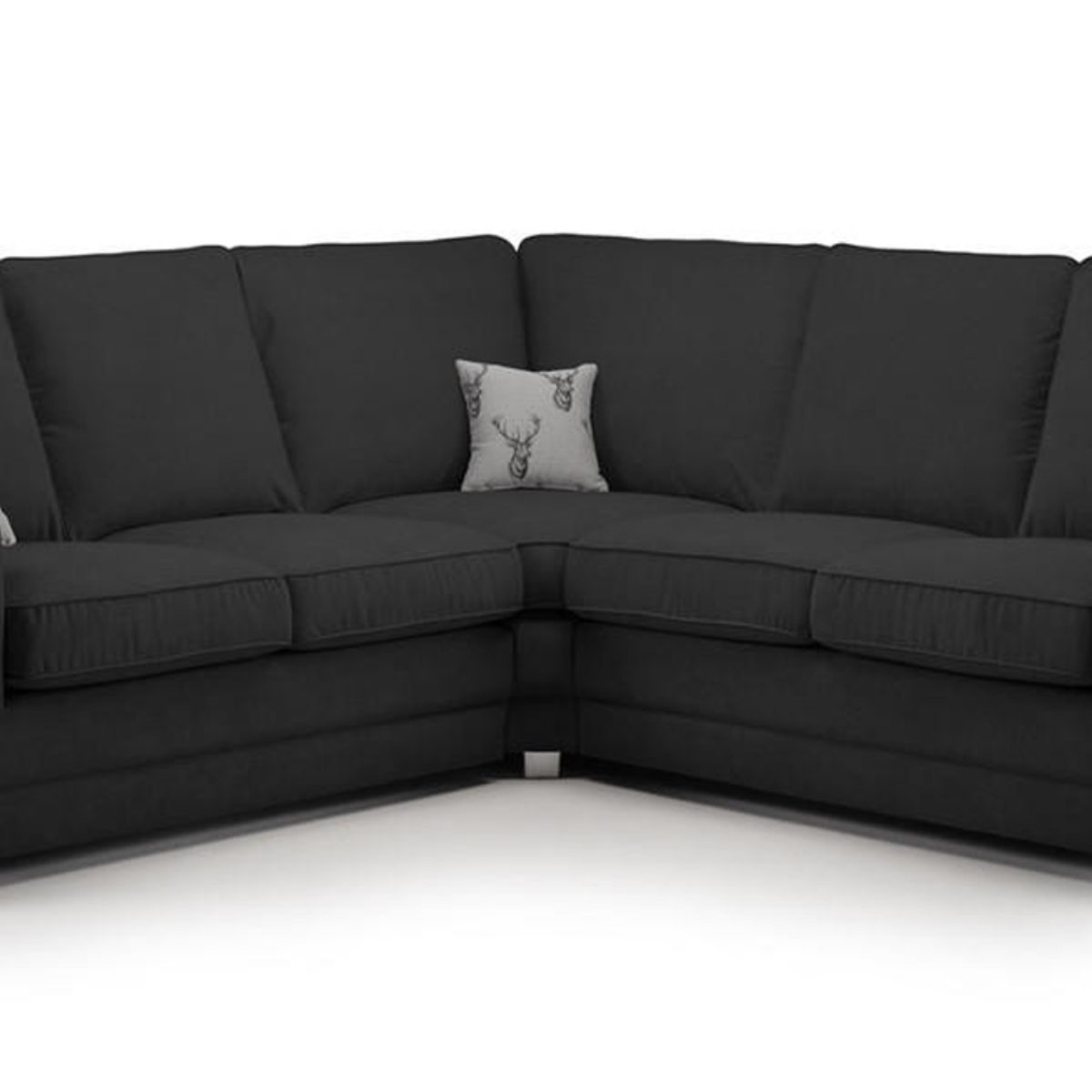 Milan Chesterfield Fabric 5 Seater Corner Sofa - Full Back - 6