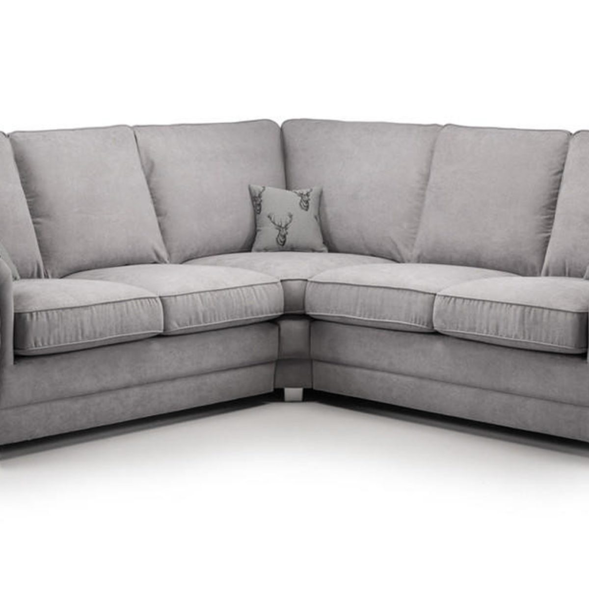 Milan Chesterfield Fabric 5 Seater Corner Sofa - Full Back - 7