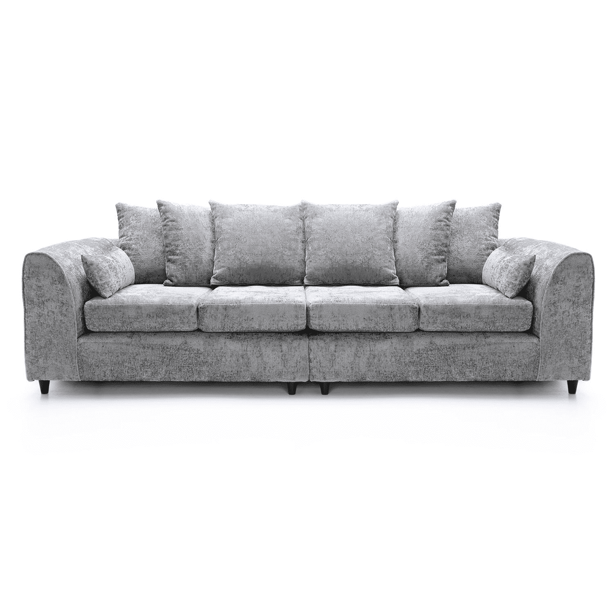 Monaco Chenille Fabric 4 Seater Sofa
