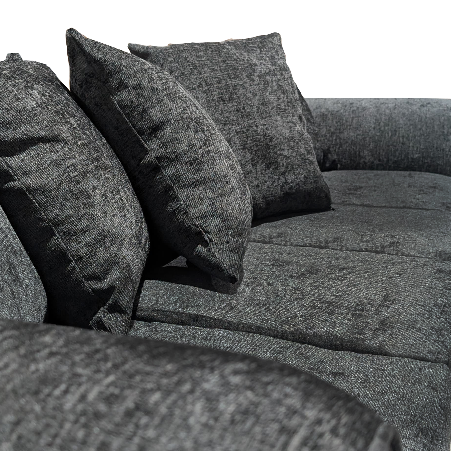 Monaco Chenille Fabric 4 Seater Sofa