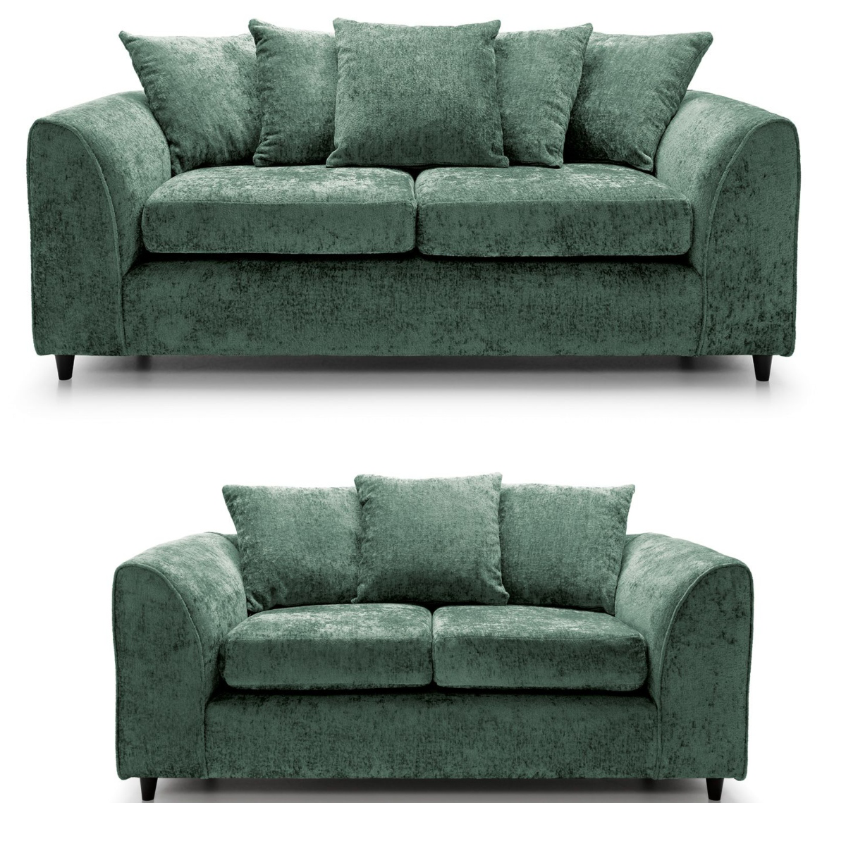 Monaco Chenille Fabric Sofa Suite