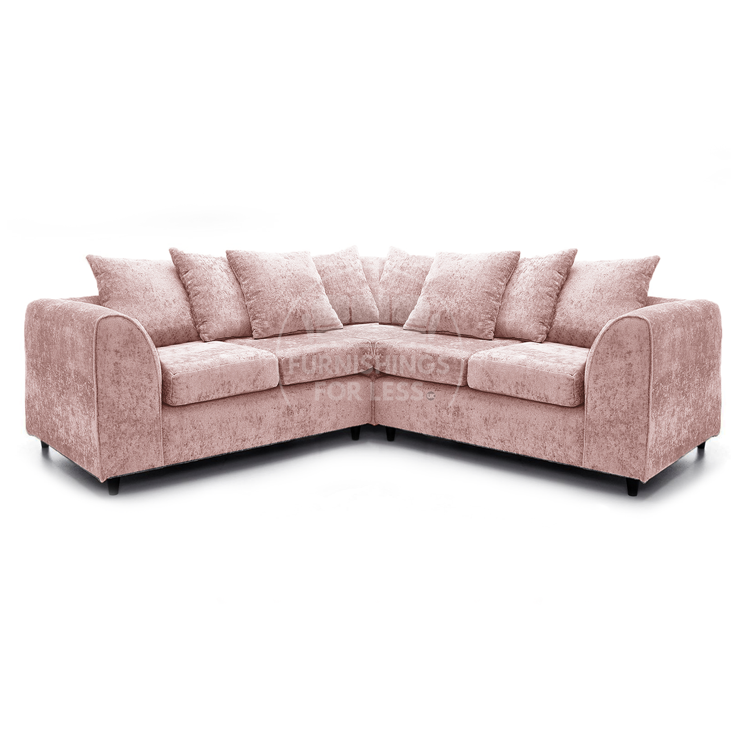 Monaco Chenille Fabric 5 Seater Corner Sofa