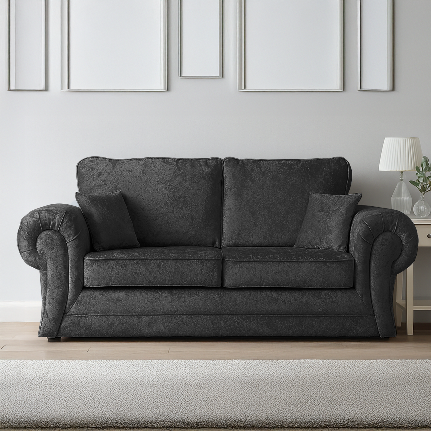 Chelsea Crushed Velvet Full Back 2 Seater