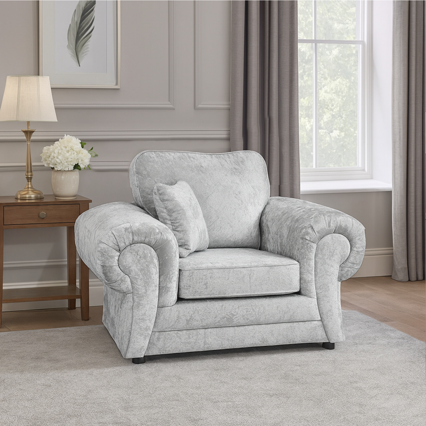 Chelsea Crushed Velvet Armchair