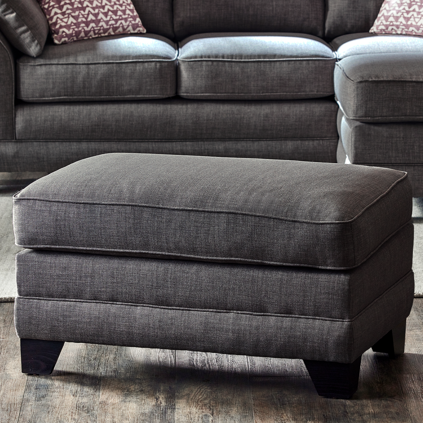 Hilliard Fullback Fabric 4 Seater Corner Sofa