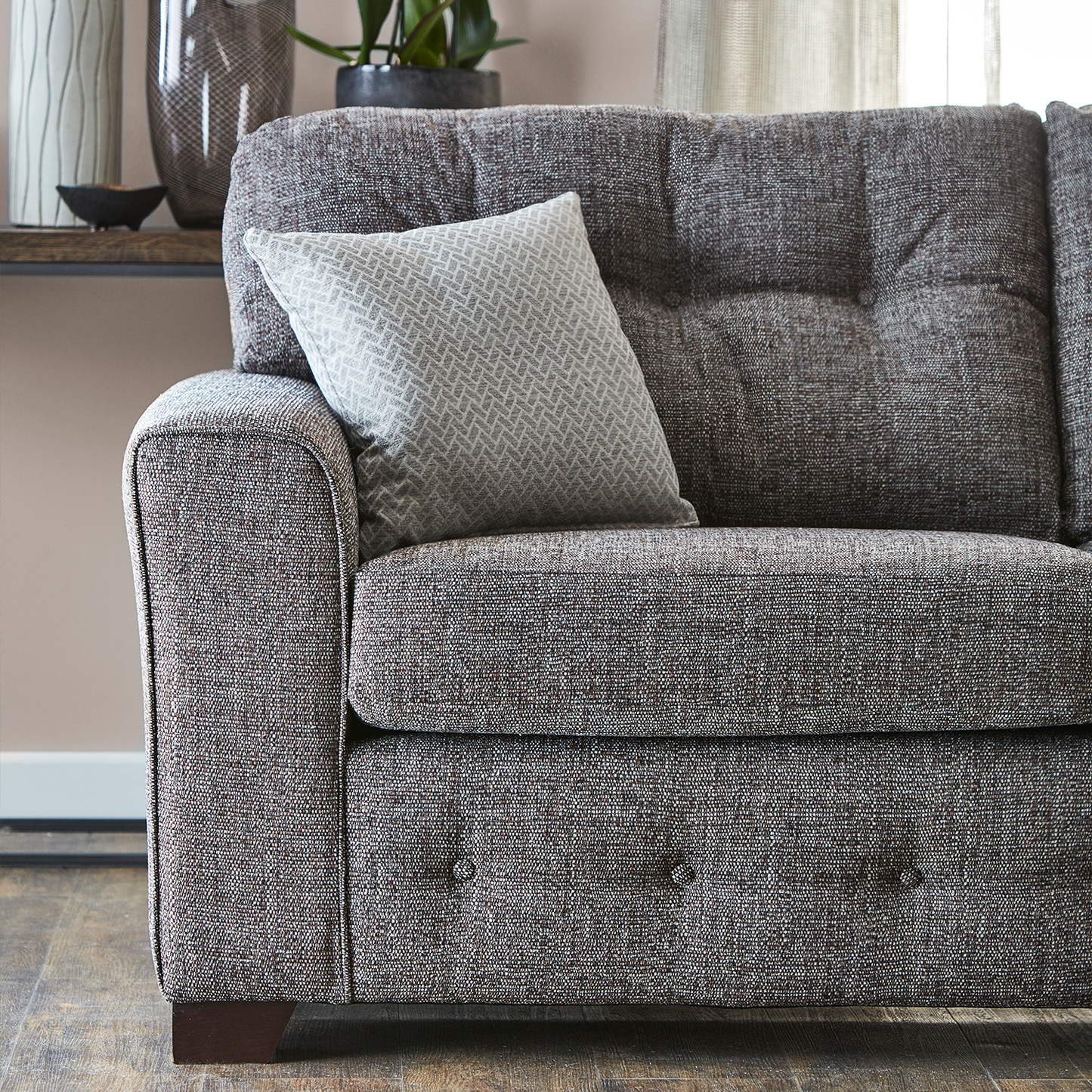 Hartley Fullback Tufted 3 Seater Sofa