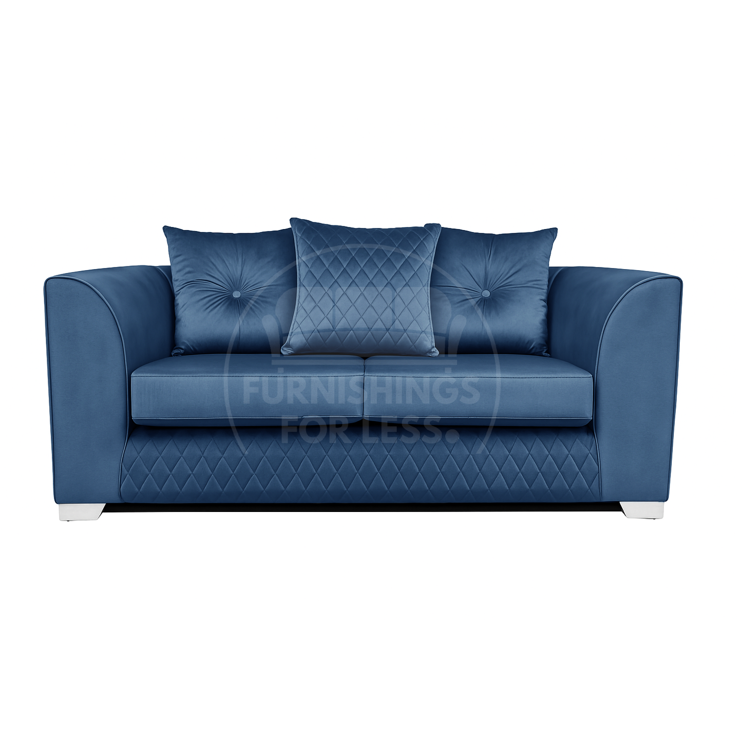 Victoria Plush Velvet 2 Seater Sofa