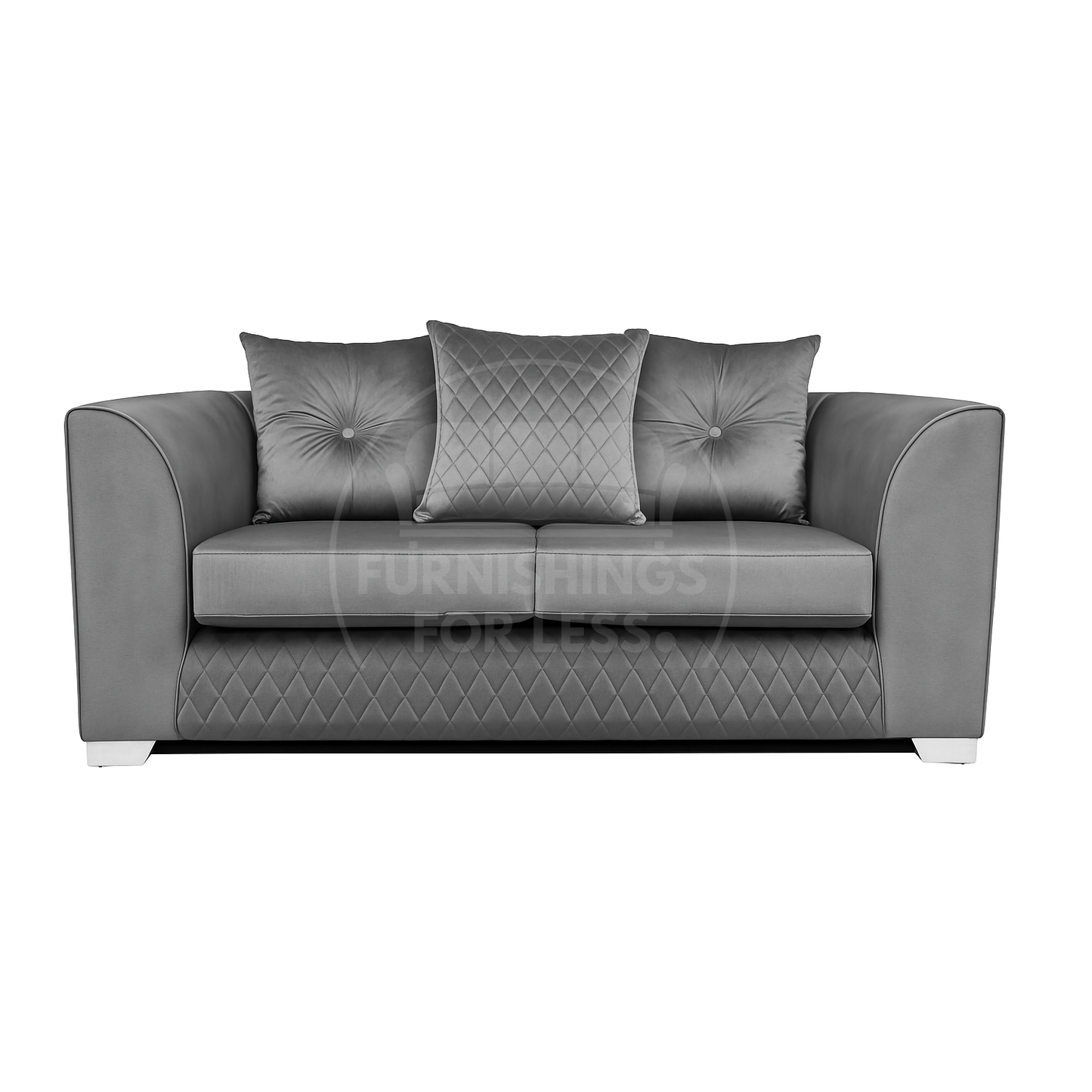 Victoria Plush Velvet 2 Seater Sofa
