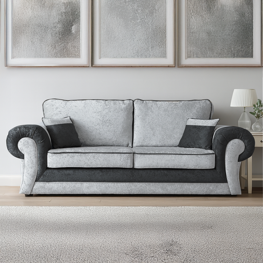 Chelsea Crushed Velvet Full Back 3 Seater