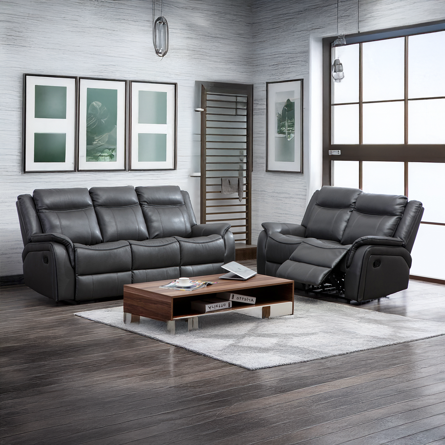 Hampshire Luxury Manual Reclining Sofa Suite