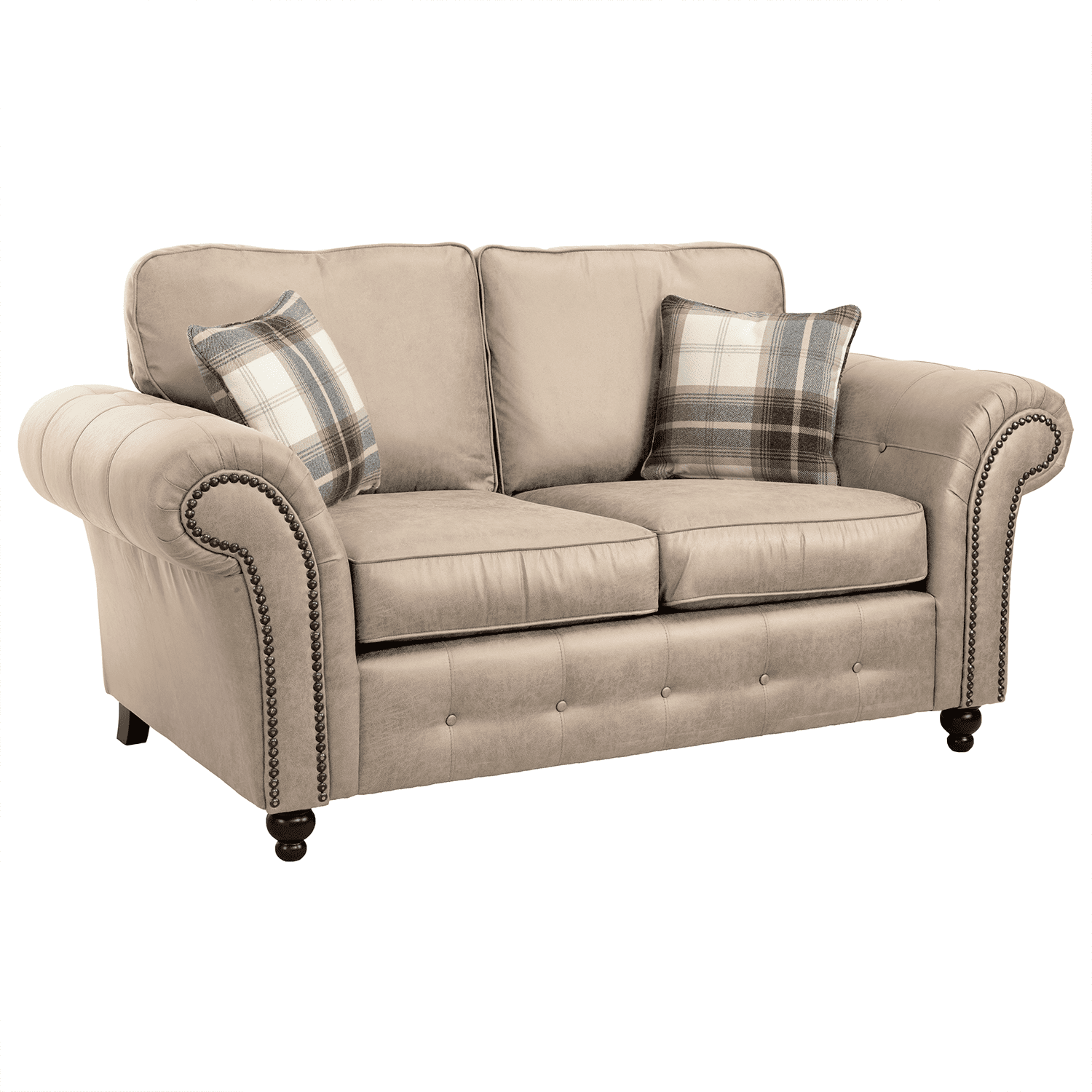 Oakland Marble Leather 2 Seater Sofa