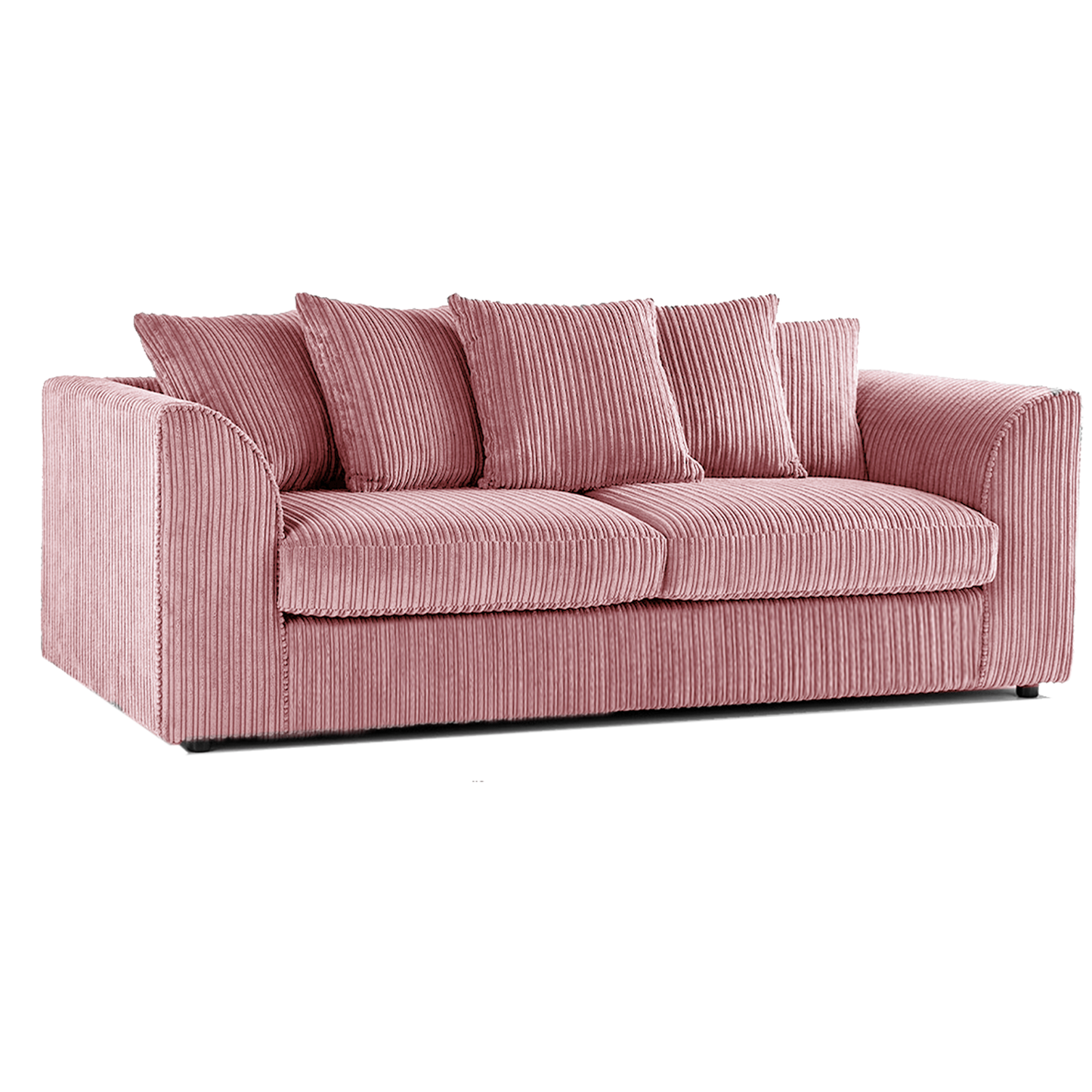 Luxor Full Jumbo Cord 3 Seater - Scatter Back