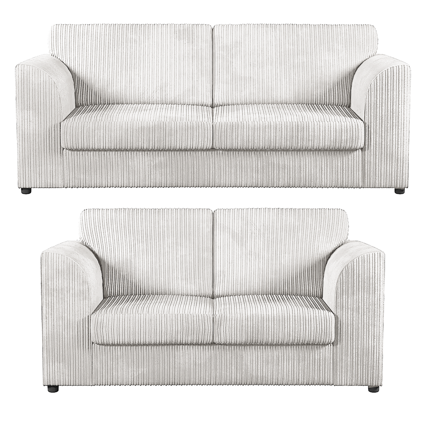 Luxor Full Jumbo 3 + 2 Seater Sofa Set – Full Back