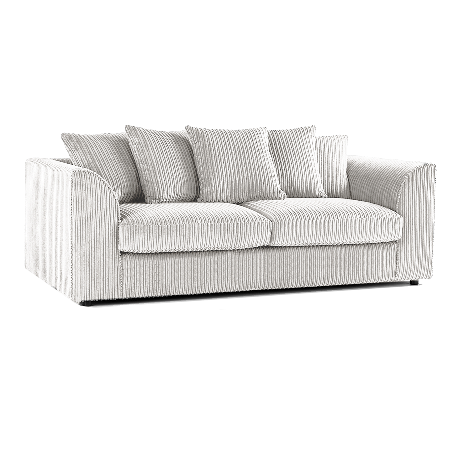Luxor Full Jumbo Cord 3 Seater - Scatter Back