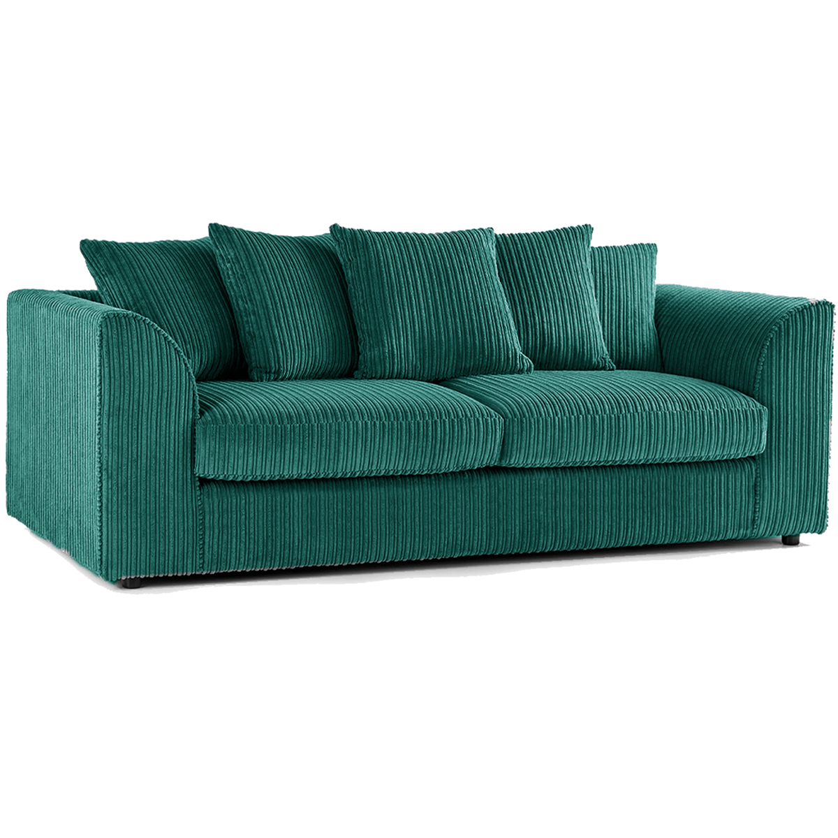 Luxor Full Jumbo Cord 3 Seater - Scatter Back