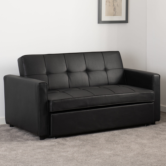 Tori 2 Seater Faux Leather Sofa Bed