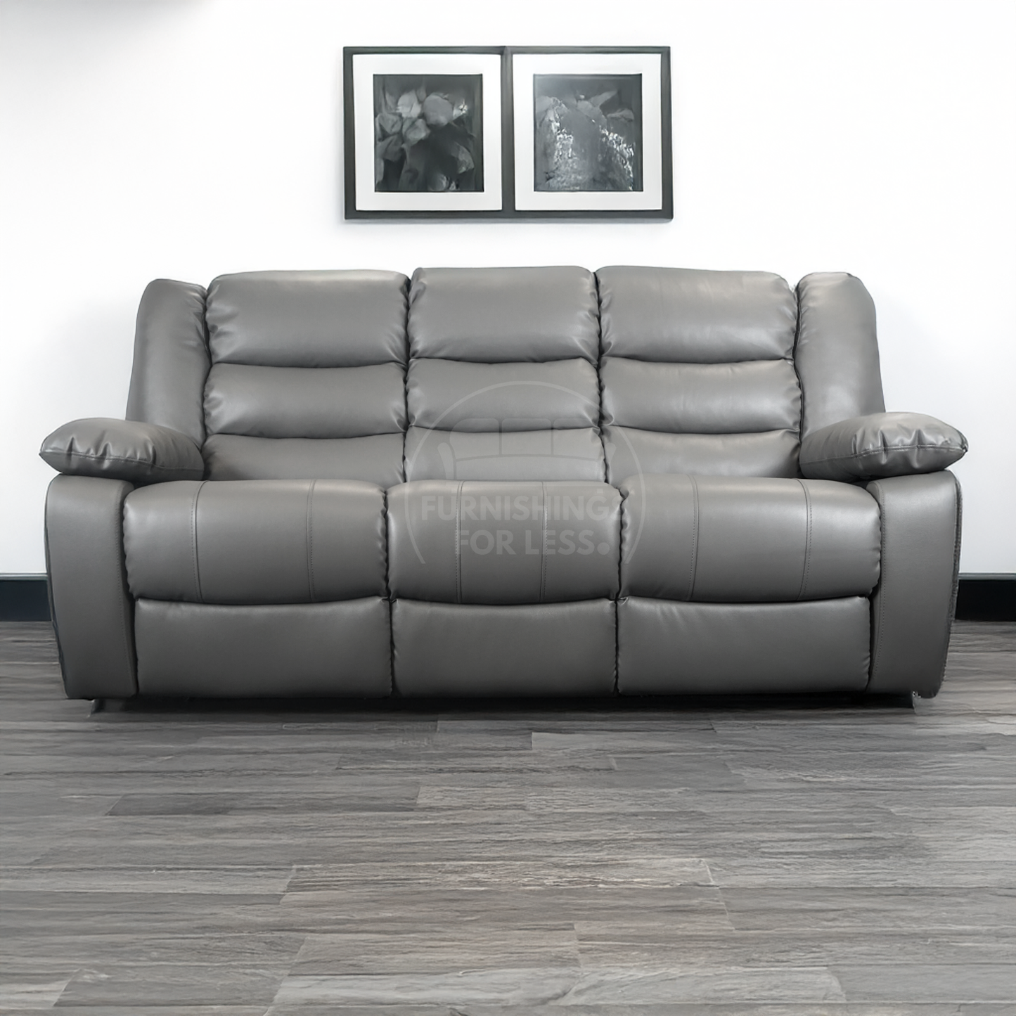 Venice Leather Reclining 3 Seater Sofa