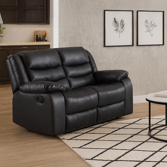 Venice Leather Reclining 2 Seater Sofa