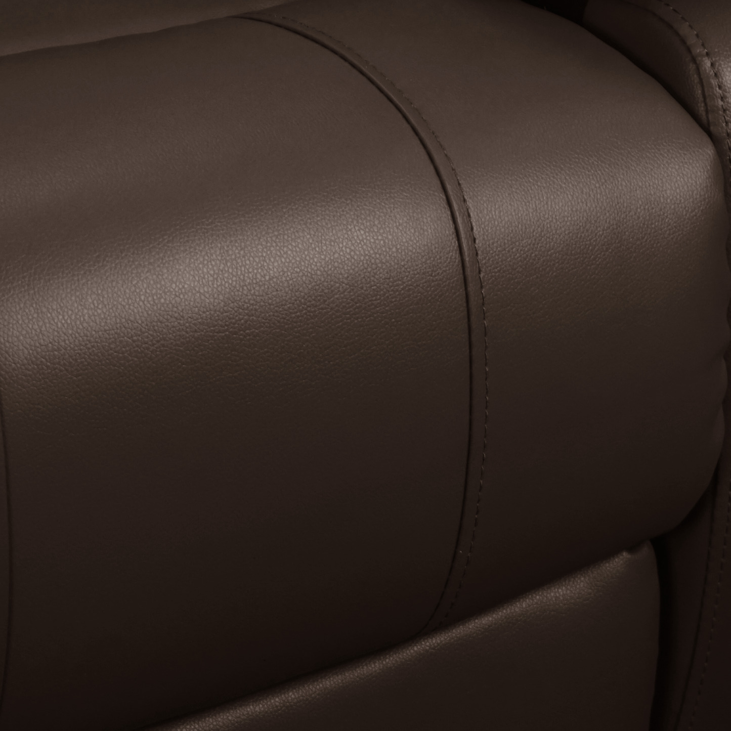 Leather 5 Seater Reclining Corner Sofa + Drinks Tray