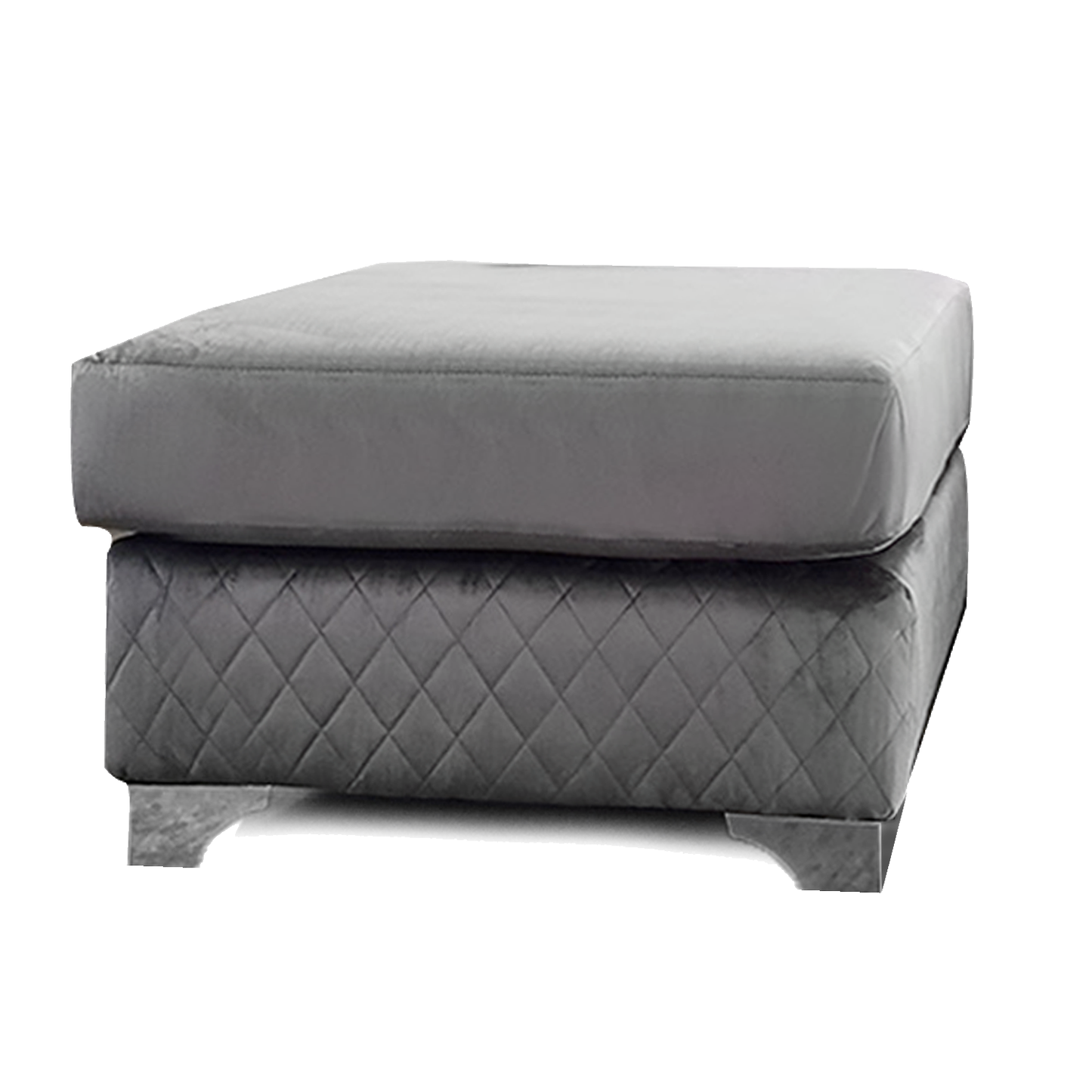 Victoria Plush Velvet Footstool